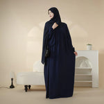 Load image into Gallery viewer, Reversible Crepe Abaya & Hijab (AA027)