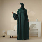 Load image into Gallery viewer, Reversible Crepe Abaya &amp; Hijab (AA027)
