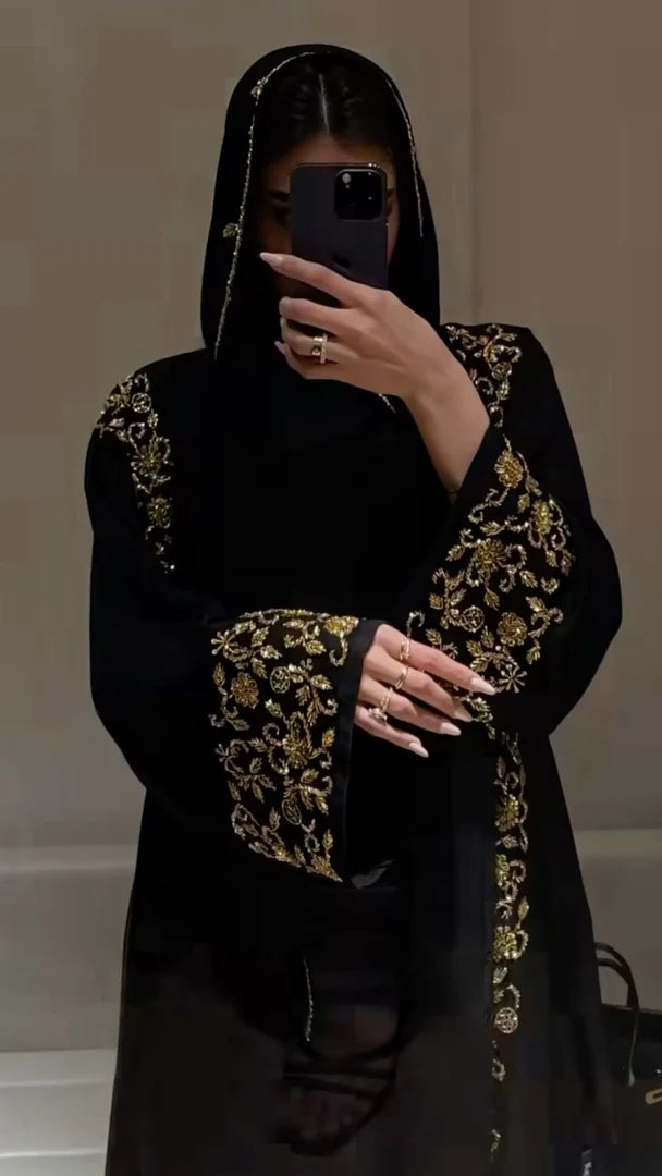 Occasional wear complete handwork abaya