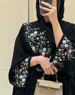 Load image into Gallery viewer, Floral Handwork Abaya
